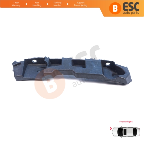 Front Right Bumper Mount Holder Support Bracket for Renault Dacia Logan Sandero Stepway MK2 Symbol MK3 Facelift 2017-On  631427999R