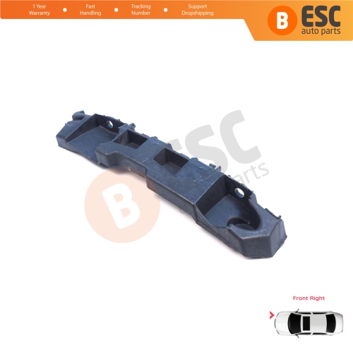 Front Right Bumper Mount Holder Support Bracket for Renault Dacia Logan Sandero Stepway MK2 Symbol MK3 Facelift 2017-On  631427999R