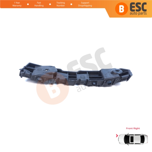 Front Right Bumper Mount Holder Support Bracket for Renault Dacia Logan Sandero Stepway MK2 Symbol MK3 Facelift 2017-On  631427999R