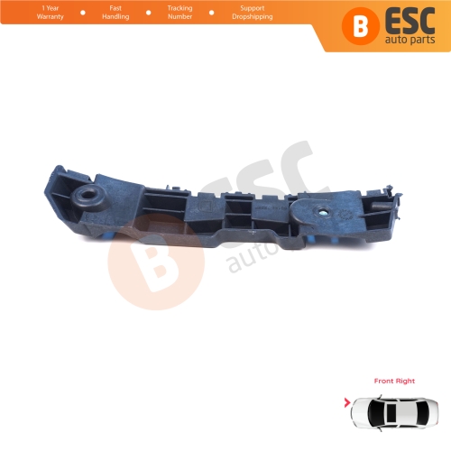Front Right Bumper Mount Holder Support Bracket for Renault Dacia Logan Sandero Stepway MK2 Symbol MK3 Facelift 2017-On  631427999R