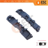 Front Left Right Bumper Mount Holder Support Bracket for Renault Dacia Logan Sandero Stepway MK2 Symbol MK3 Facelift 2017-On  631438295R 631427999R