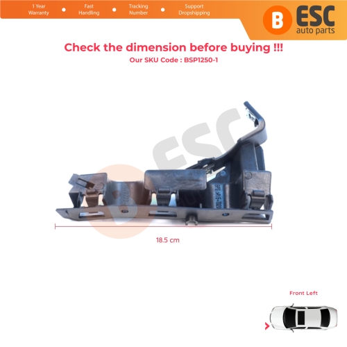 Front Left Bumper Mount Holder Support Bracket for Renault Symbol Thalia MK2 LU 2008-2012 8200699903