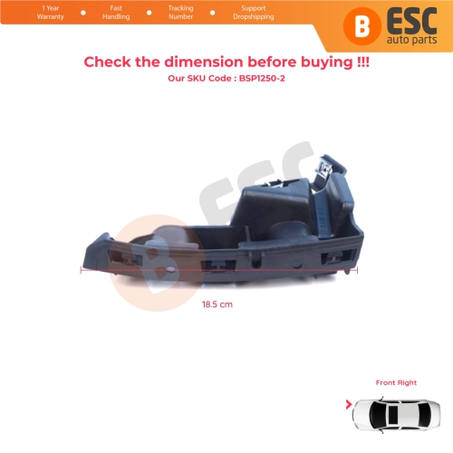 Front Right Bumper Mount Holder Support Bracket for Renault Symbol Thalia MK2 LU 2008-2012 8200699911