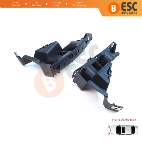 Front Left Right Bumper Mount Holder Support Bracket for Renault Symbol Thalia MK2 LU 2008-2012 8200699903 8200699911