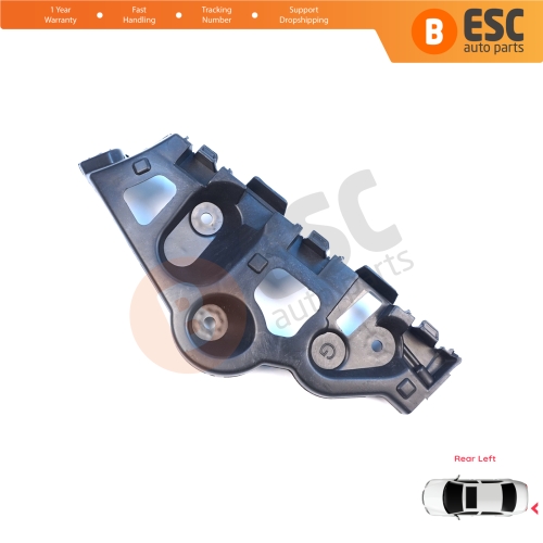 Rear Left Bumper Mount Holder Support Bracket for Renault Dacia Sandero MK2 B52 B8 2012-2016 Pre-Facelift 850459391R
