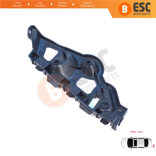 Rear Left Bumper Mount Holder Support Bracket for Renault Dacia Sandero MK2 B52 B8 2012-2016 Pre-Facelift 850459391R