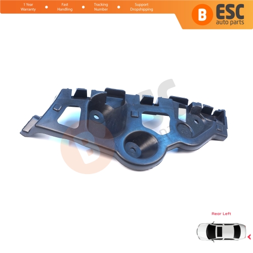 Rear Left Bumper Mount Holder Support Bracket for Renault Dacia Sandero MK2 B52 B8 2012-2016 Pre-Facelift 850459391R
