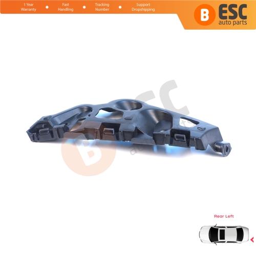 Rear Left Bumper Mount Holder Support Bracket for Renault Dacia Sandero MK2 B52 B8 2012-2016 Pre-Facelift 850459391R