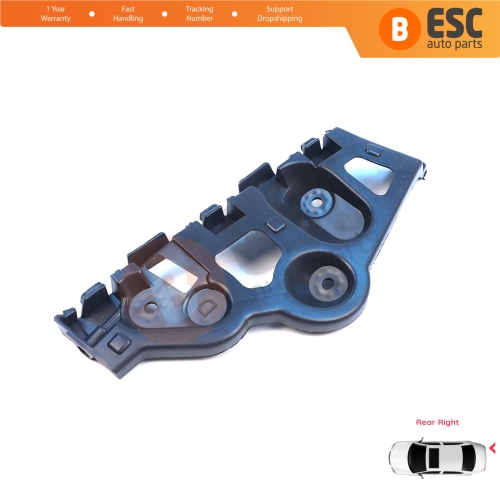 Rear Right Bumper Mount Holder Support Bracket for Renault Dacia Sandero MK2 B52 B8 2012-2016 Pre-Facelift 850440810R