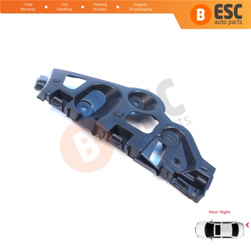 Rear Right Bumper Mount Holder Support Bracket for Renault Dacia Sandero MK2 B52 B8 2012-2016 Pre-Facelift 850440810R