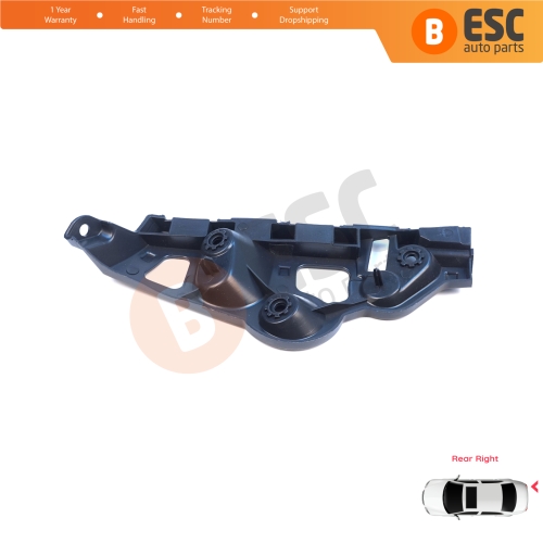 Rear Right Bumper Mount Holder Support Bracket for Renault Dacia Sandero MK2 B52 B8 2012-2016 Pre-Facelift 850440810R