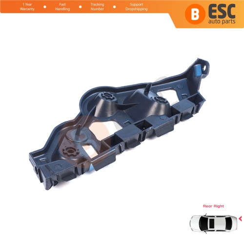 Rear Right Bumper Mount Holder Support Bracket for Renault Dacia Sandero MK2 B52 B8 2012-2016 Pre-Facelift 850440810R