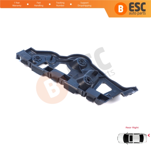 Rear Right Bumper Mount Holder Support Bracket for Renault Dacia Sandero MK2 B52 B8 2012-2016 Pre-Facelift 850440810R