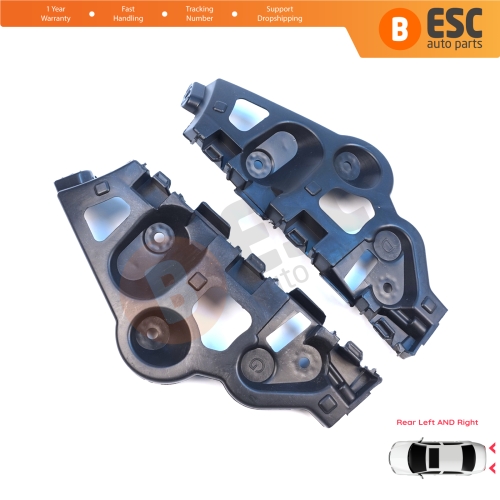 Rear Left Right Bumper Mount Holder Support Bracket for Renault Dacia Sandero MK2 B52 B8 2012-2016 Pre-Facelift 850459391R 850440810R