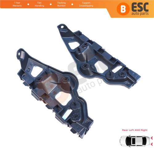 Rear Left Right Bumper Mount Holder Support Bracket for Renault Dacia Sandero MK2 B52 B8 2012-2016 Pre-Facelift 850459391R 850440810R