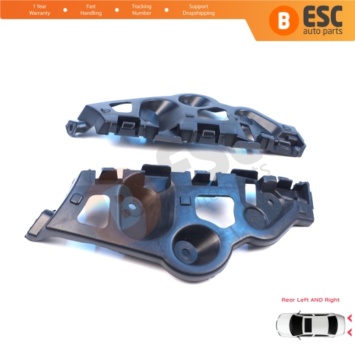 Rear Left Right Bumper Mount Holder Support Bracket for Renault Dacia Sandero MK2 B52 B8 2012-2016 Pre-Facelift 850459391R 850440810R
