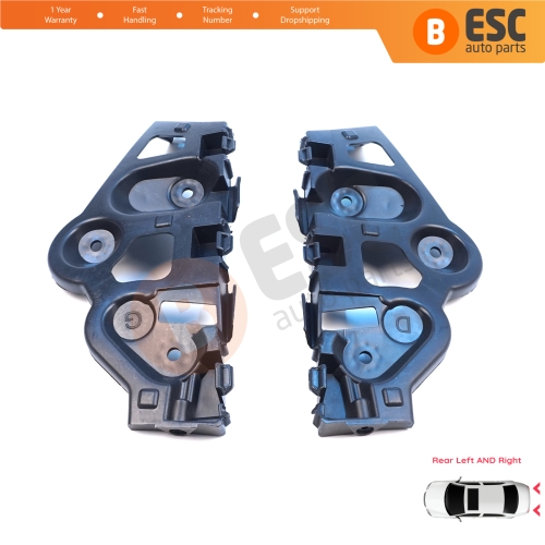 Rear Left Right Bumper Mount Holder Support Bracket for Renault Dacia Sandero MK2 B52 B8 2012-2016 Pre-Facelift 850459391R 850440810R