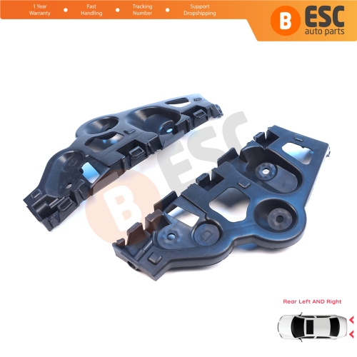 Rear Left Right Bumper Mount Holder Support Bracket for Renault Dacia Sandero MK2 B52 B8 2012-2016 Pre-Facelift 850459391R 850440810R