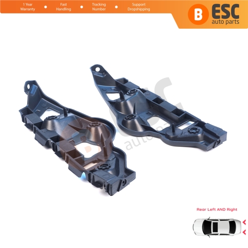 Rear Left Right Bumper Mount Holder Support Bracket for Renault Dacia Sandero MK2 B52 B8 2012-2016 Pre-Facelift 850459391R 850440810R