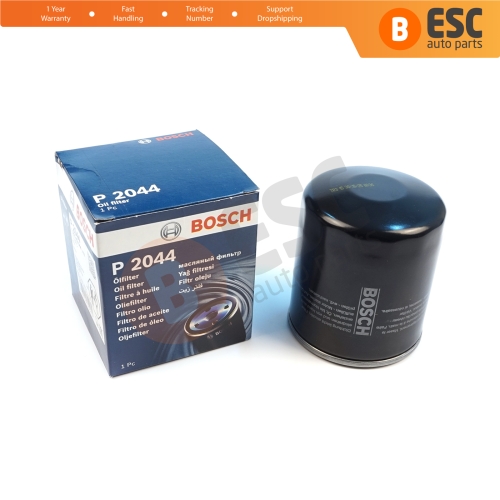 Oil Filter Genuine Bosch P2044 0986452044 for Toyota 4Runner Auris Avensis Camry Corolla Cruiser Hiace Hilux RAV4 Tacoma Yaris