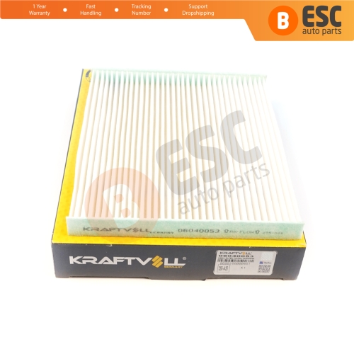 Cabin Air Particulate Pollen Filter Genuine KRAFTVOLL 06040053 for Hyundai Tucson MK1 JM MK3 TL Elantra MK4 HD ix35 MK2 i30 MK2 GD i20 MK2 GB Ioniq AE