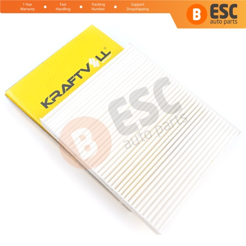 Cabin Air Particulate Pollen Filter Genuine KRAFTVOLL 06040058 for Ford C-Max Focus MK2 3 Galaxy MK2 3 Kuga MK1 2 Mondeo MK4 S-Max MK1 Transit Connect V408