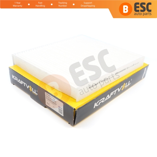 Cabin Air Particulate Pollen Filter Genuine KRAFTVOLL 06040058 for Ford C-Max Focus MK2 3 Galaxy MK2 3 Kuga MK1 2 Mondeo MK4 S-Max MK1 Transit Connect V408