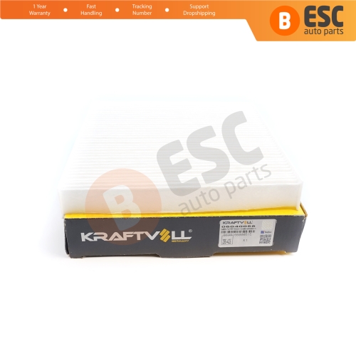 Cabin Air Particulate Pollen Filter Genuine KRAFTVOLL 06040058 for Ford C-Max Focus MK2 3 Galaxy MK2 3 Kuga MK1 2 Mondeo MK4 S-Max MK1 Transit Connect V408