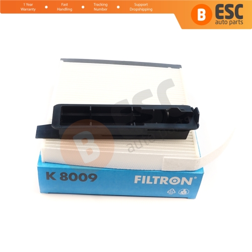 Cabin Air Particulate Pollen Filter Genuine FILTRON K 8009 for Dacia Duster MK2 Logan MK1 Sandero MK1