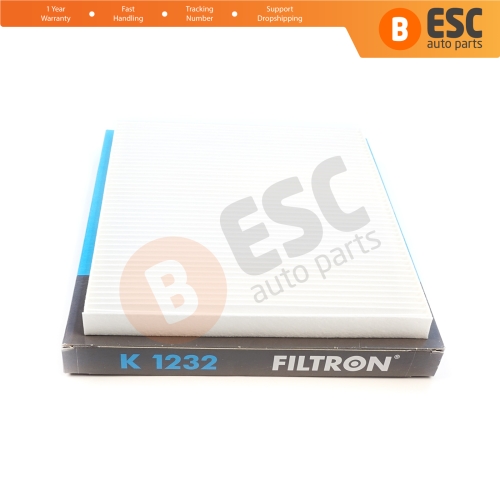 Cabin Air Particulate Pollen Filter Genuine FILTRON K 1232 for Hyundai Tucson JM ix35 LM Genesis MK1 2 Accent MK4 RB Veloster FS i40 VF