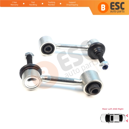 2 Pieces Rear Sway Bar Stabilizer Link for Audi A1 8X A3 8P 8V Q3 8U F3 TT 8J 1K0505465C