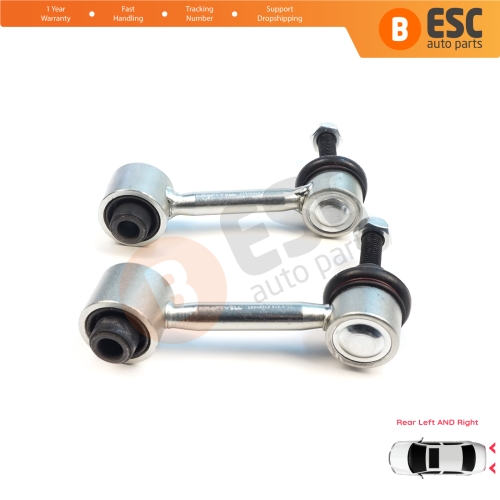 2 Pieces Rear Sway Bar Stabilizer Link for Audi A1 8X A3 8P 8V Q3 8U F3 TT 8J 1K0505465C