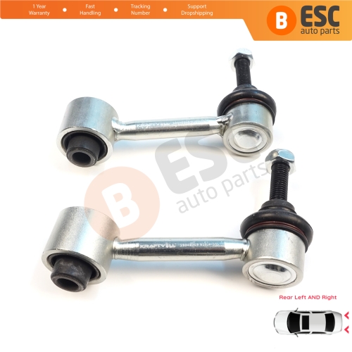 2 Pieces Rear Sway Bar Stabilizer Link for Audi A1 8X A3 8P 8V Q3 8U F3 TT 8J 1K0505465C