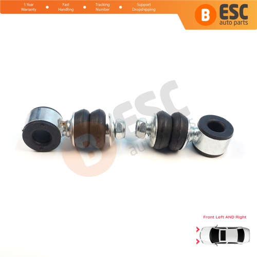 2 Pieces Front Sway Bar Stabilizer Link Set for Seat Cordoba MK1 Toledo Ibiza Inca VW Jetta 1 2 Passat B3 B4 Golf 1 2 3 4 Polo 3 Vento Caddy 2 Touran 1 191411315