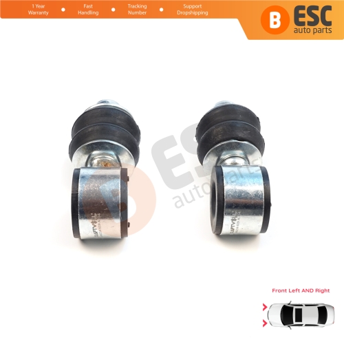 2 Pieces Front Sway Bar Stabilizer Link Set for Seat Cordoba MK1 Toledo Ibiza Inca VW Jetta 1 2 Passat B3 B4 Golf 1 2 3 4 Polo 3 Vento Caddy 2 Touran 1 191411315