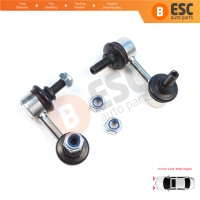 2 Pieces Front Right Left Sway Bar Stabilizer Link for Hyundai Accent Excel TagAz Verna X3 LC MC Matrix Lavita FC Mitsubishi Colt Lancer MK9 Evo Outlander MK1 CU 5483017010 5483017020