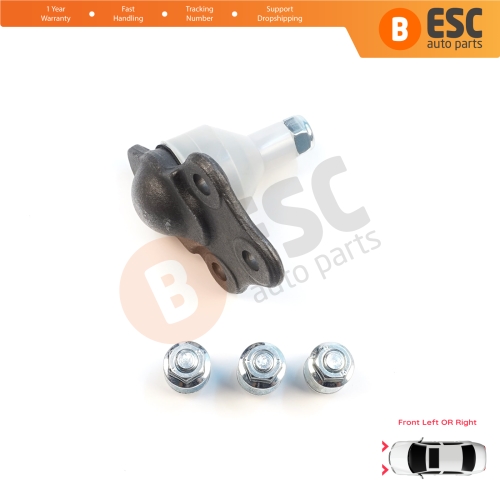 1 Piece Front Axle Lower Control Arm Outer Guide Joint Ball for Renault Dacia Duster MK1 HS 2010-2018 401602308R