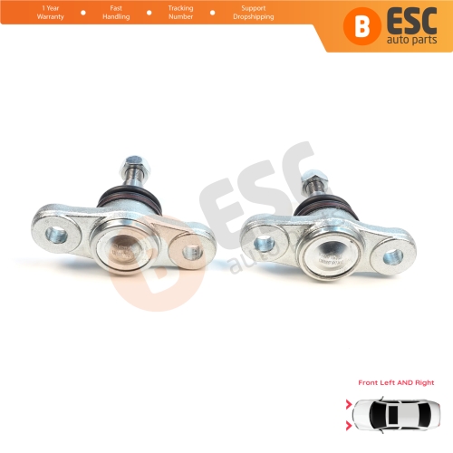 2 Pieces Front Axle Joint Ball Left and Right for Hyundai Elantra MK4 HD Avante i30 MK1 2 FD GD Kia Carens 2 UN Ceed 1 ED Cerato 2 Forte TD Magentis 2 MG Optima Lotze Shuma  517600Q000