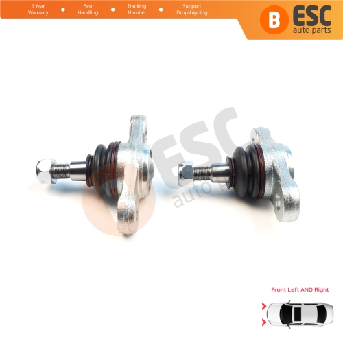2 Pieces Front Axle Joint Ball Left and Right for Hyundai Elantra MK4 HD Avante i30 MK1 2 FD GD Kia Carens 2 UN Ceed 1 ED Cerato 2 Forte TD Magentis 2 MG Optima Lotze Shuma  517600Q000