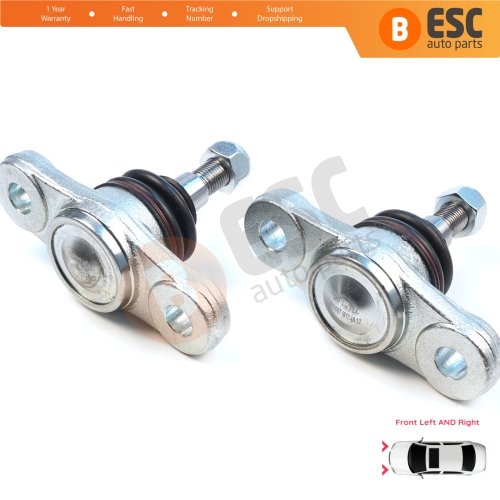 2 Pieces Front Axle Joint Ball Left and Right for Hyundai Elantra MK4 HD Avante i30 MK1 2 FD GD Kia Carens 2 UN Ceed 1 ED Cerato 2 Forte TD Magentis 2 MG Optima Lotze Shuma  517600Q000