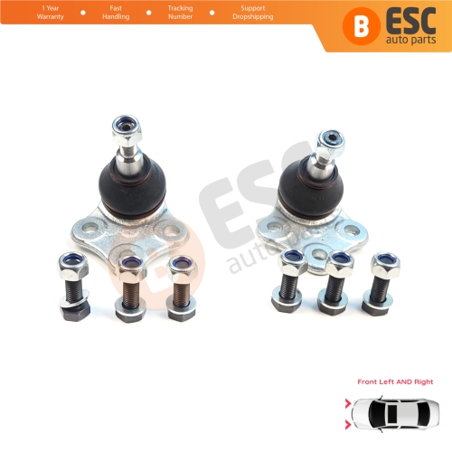 2 Pieces Front Axle Joint Ball Left and Right for Renault Megane MK3 CC Scenic Grand MK3 Fluence 401609060R
