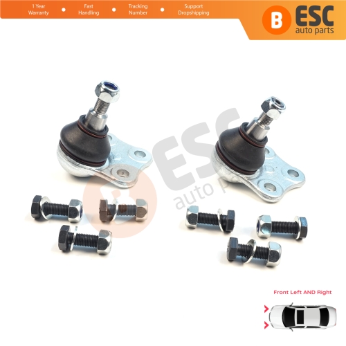 2 Pieces Front Axle Joint Ball Left and Right for Renault Megane MK3 CC Scenic Grand MK3 Fluence 401609060R