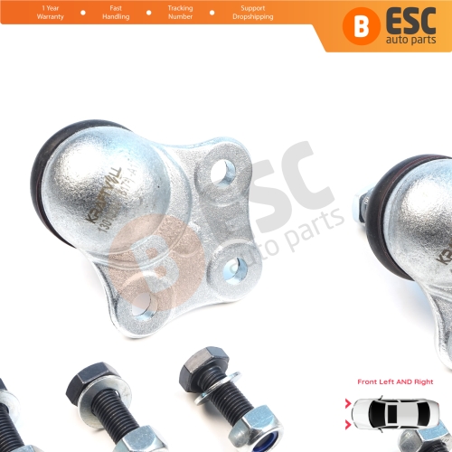2 Pieces Front Axle Joint Ball Left and Right for Renault Megane MK3 CC Scenic Grand MK3 Fluence 401609060R