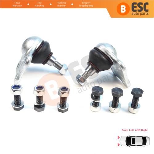 2 Pieces Front Axle Joint Ball Left and Right for Renault Megane MK3 CC Scenic Grand MK3 Fluence 401609060R