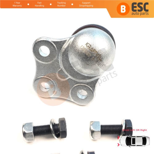 1 Piece Front Axle Joint Ball Left or Right for Renault Megane MK3 CC Scenic Grand MK3 Fluence 401609060R