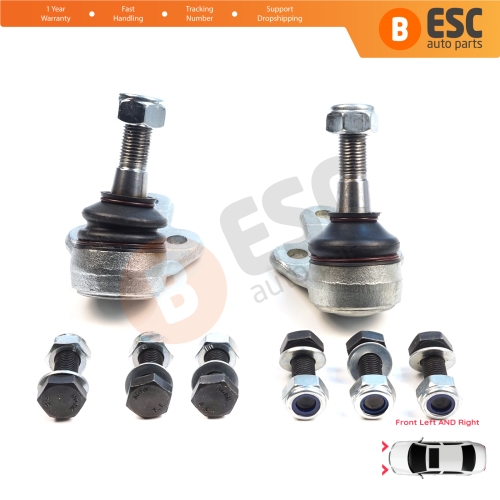 2 Pieces Front Axle Joint Ball Left and Right for Ford Focus MK2 C-Max DM2 Volvo S40 MK2 V50 C70 542 C30 533 1470387