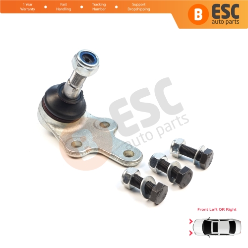 1 Piece Front Axle Joint Ball Left or Right for Ford Focus MK2 C-Max DM2 Volvo S40 MK2 V50 C70 542 C30 533 1470387