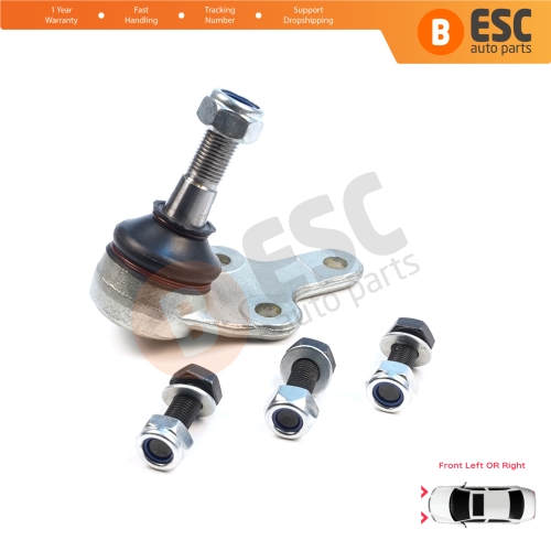 1 Piece Front Axle Joint Ball Left or Right for Ford Focus MK2 C-Max DM2 Volvo S40 MK2 V50 C70 542 C30 533 1470387