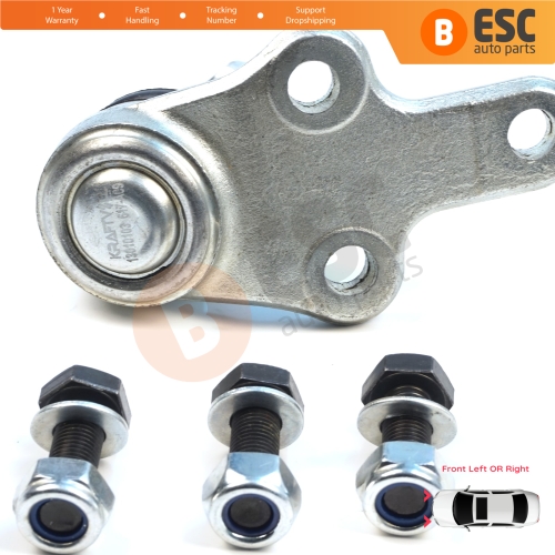 1 Piece Front Axle Joint Ball Left or Right for Ford Focus MK2 C-Max DM2 Volvo S40 MK2 V50 C70 542 C30 533 1470387