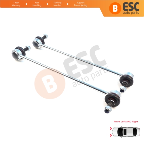 2 Pieces Front Sway Bar Stabilizer Link for Ford C-Max Focus MK1 2 3 Kuga 1 2 Tourneo Transit Connect 3M513B438AB